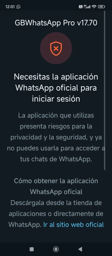 Cómo evitar que te bloqueen el WhatsApp al usar WhatsApp Plus